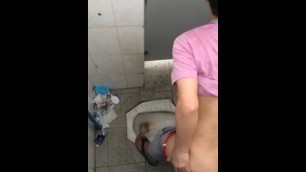 Glory Hole fuck in China