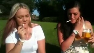 VICKY vs NIKKI in a smoking challange face off!