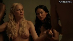 Lucy Lawless, Lesley-Ann Brandt, etc - Big Boobs - Spartacus Blood and Sand