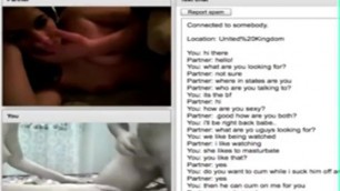 Slut Couple and young innocent teen getting horny on Livechat