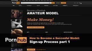 Amateur Payment Program - Sign-up process part 1