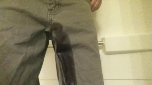 guy pissing his pants