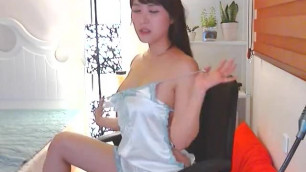 Korean girl shows nice boobs 01