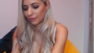 Webcam Slut Showing off her Breasts - see more at Www.sexyteencams.org