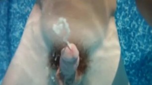 Twinks Cums Hands-free Underwater