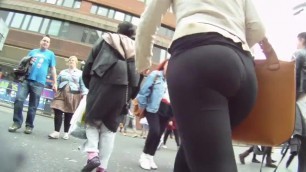 Candid Big Ass see thru Leggings