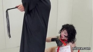 Wicked chick was brought in asshole madhouse for harsh therapy