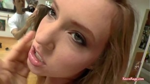 Sexy teen gets to fuck with Rocco Siffredi