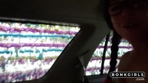 Fucking And 69ing In The Rainbow Foam Carwash