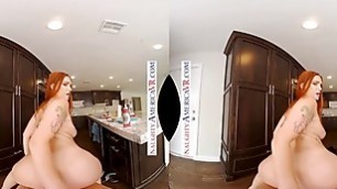 Naughty America - Your wife&#'s friend, Siri Dahl fucks YOU in the kitchen!!