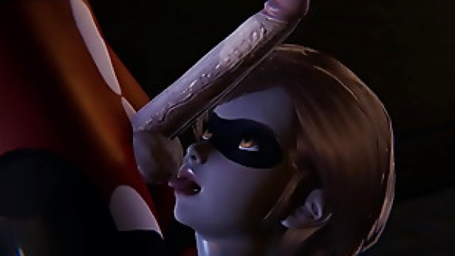 Futa Incredibles Violet gets creampied by Helen Parr 3D Porn